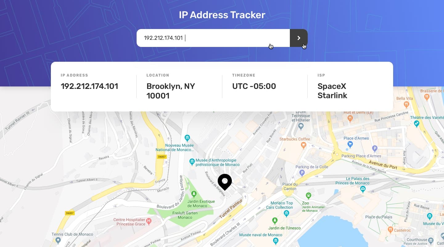 IP-ADDRESS-TRACKER